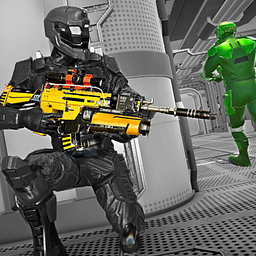 FPS Roboter Schießspiel: Waffens