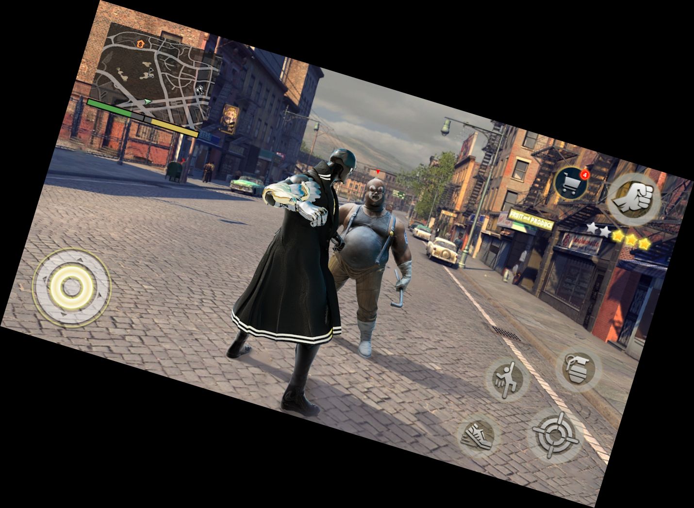 Dunkle Gangster Großstadt