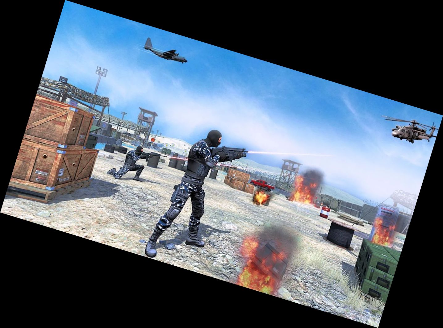 Offline Waffenschießspiele 3D