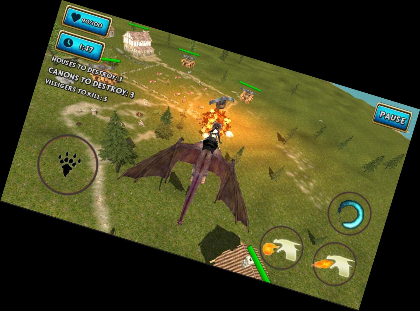 Winged Inferno Dragon Flight Simulator