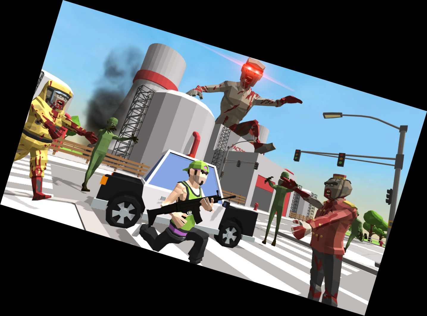 Zerstörer Quetscher Zombie Killer