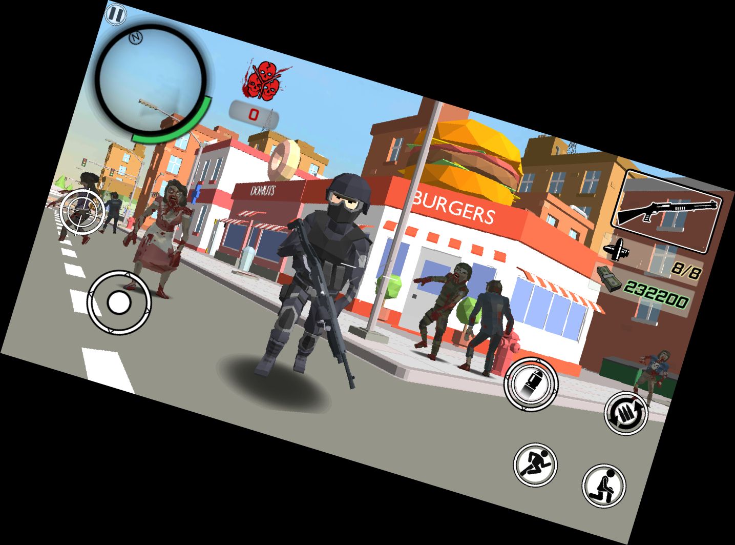 Zerstörer Quetscher Zombie Killer