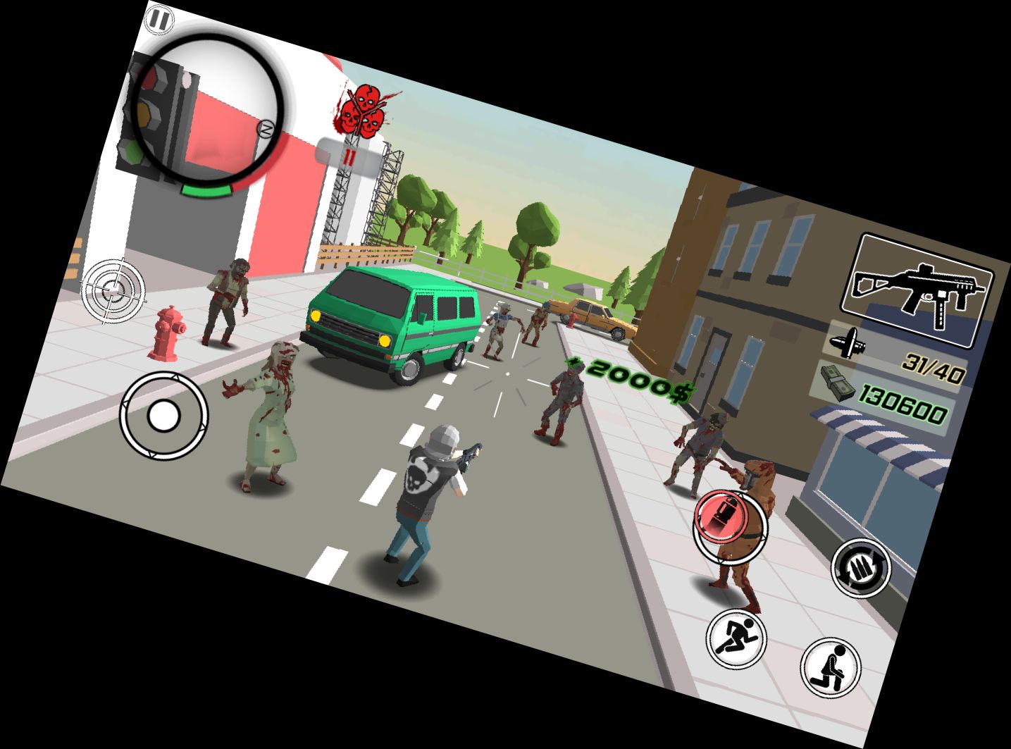 Zerstörer Quetscher Zombie Killer