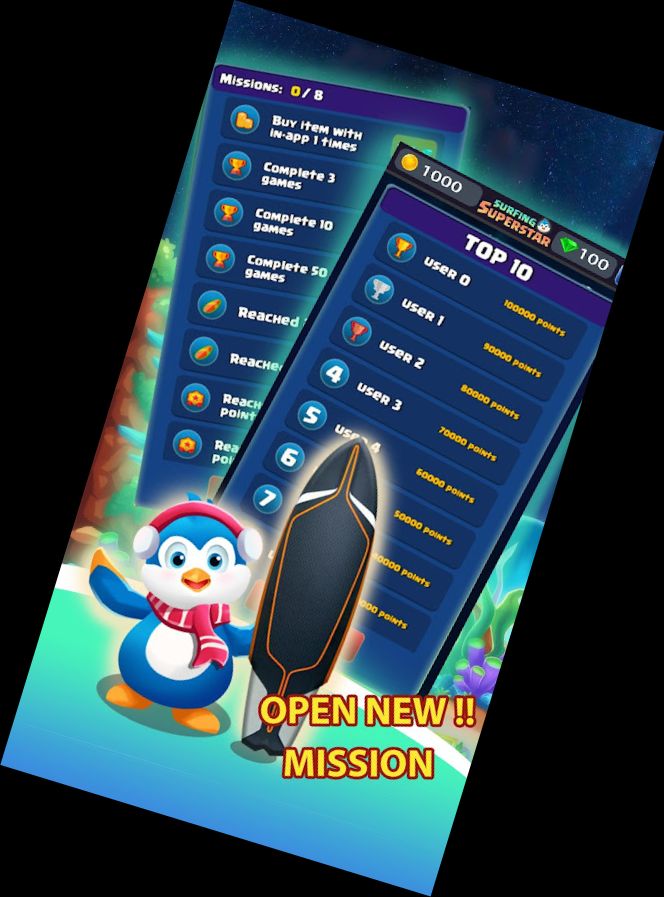 Пингвин-Серфер