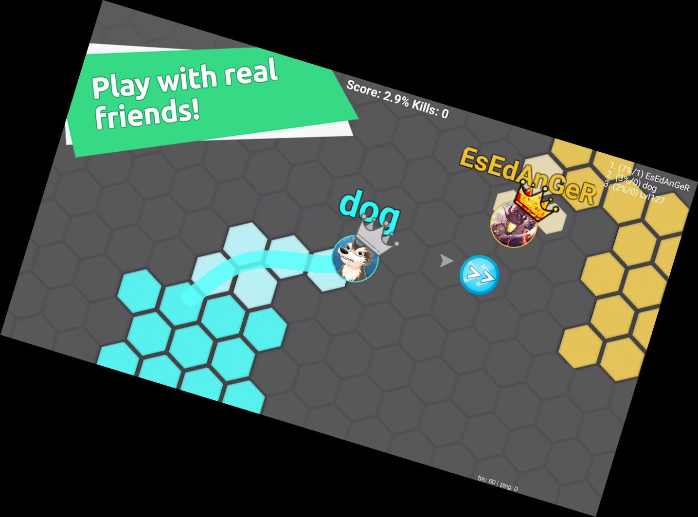 Hexa io Online Hexagon Action wird zu: Hex