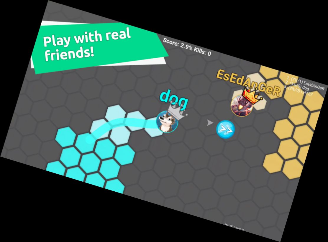 Hexa io Online Hexagon Action wird zu: Hex