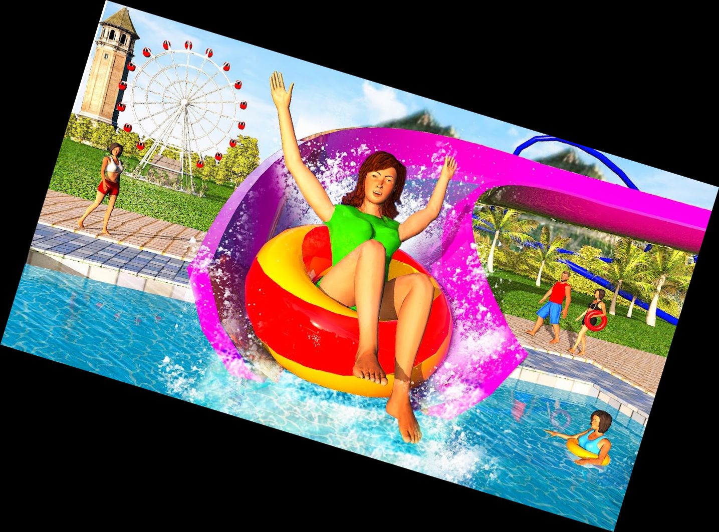 екстремні пригоди на водних горках