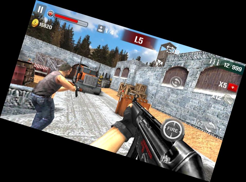 Gegen-Terrorist-Schießen-Killer