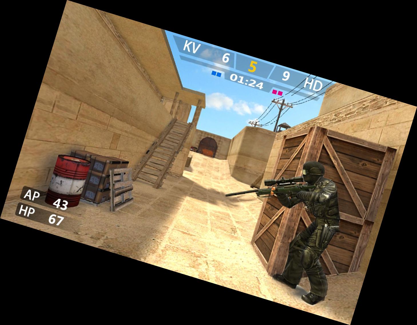 Gegen-Terrorist-Schießen-Killer