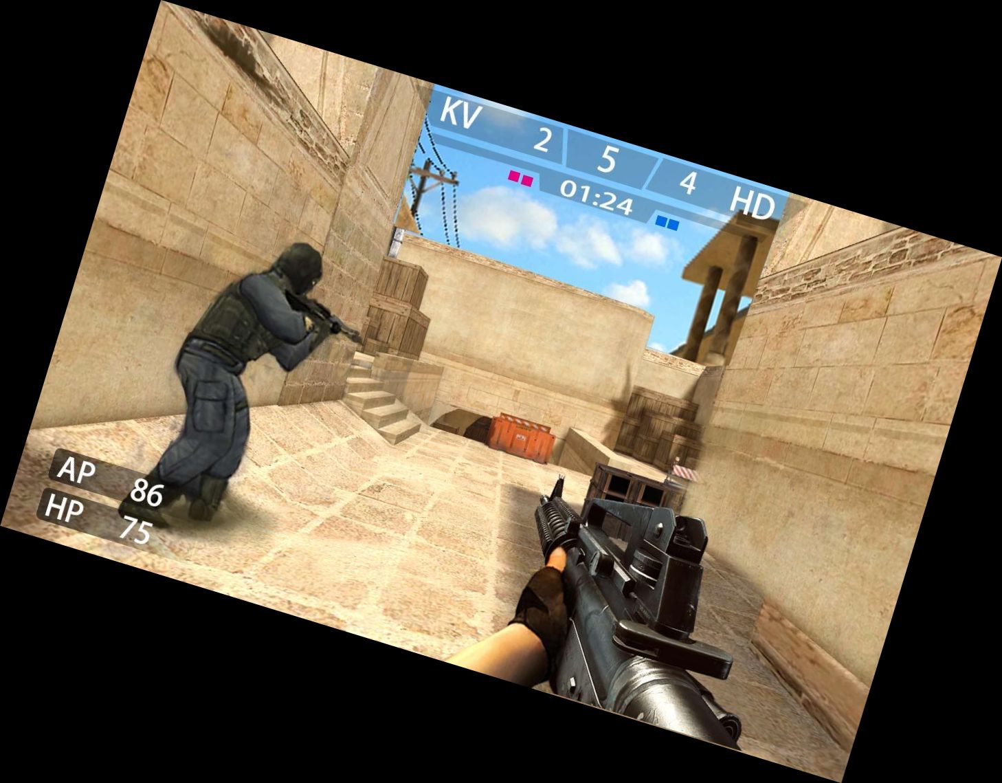 Gegen-Terrorist-Schießen-Killer