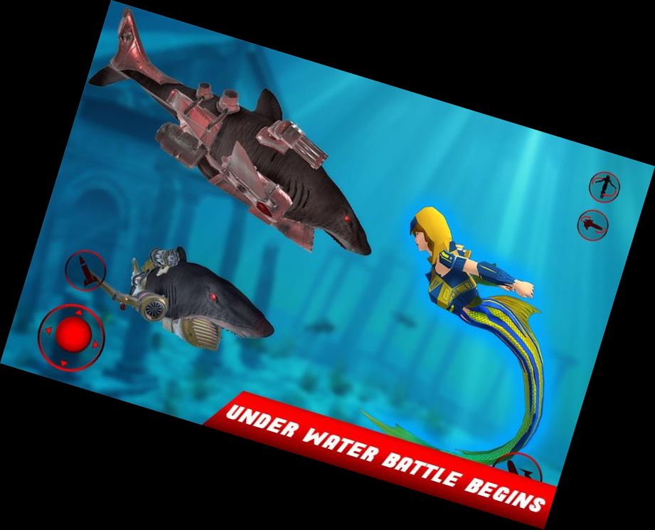 Meerjungfrau Verwandlung: Roboter Spiele