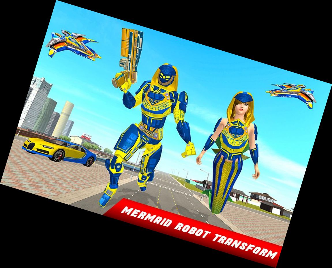 Русалка Перетворення: Робот Ігри
