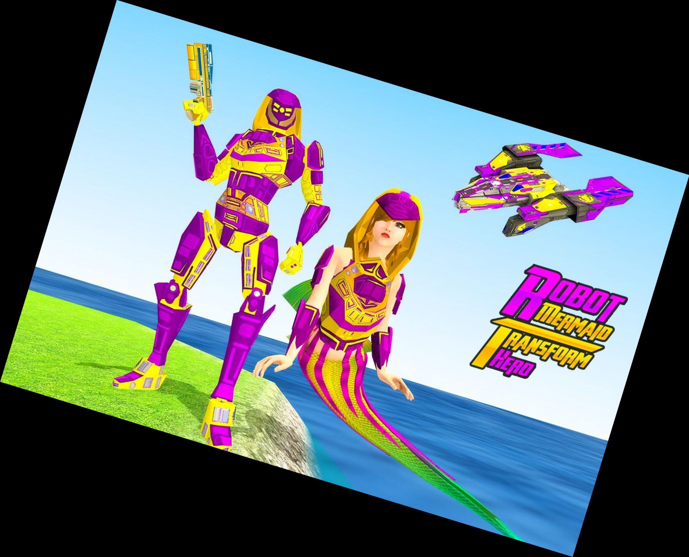 Русалка Перетворення: Робот Ігри