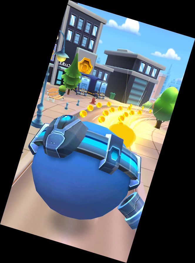 Roter Ball Superlauf