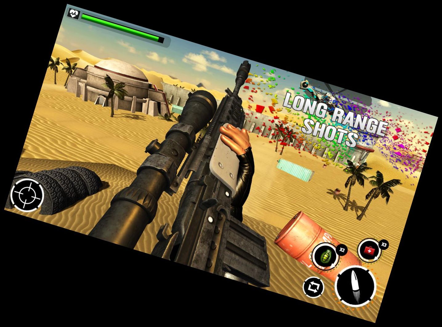 Sharpshooter Battle Arena: Firearms Games