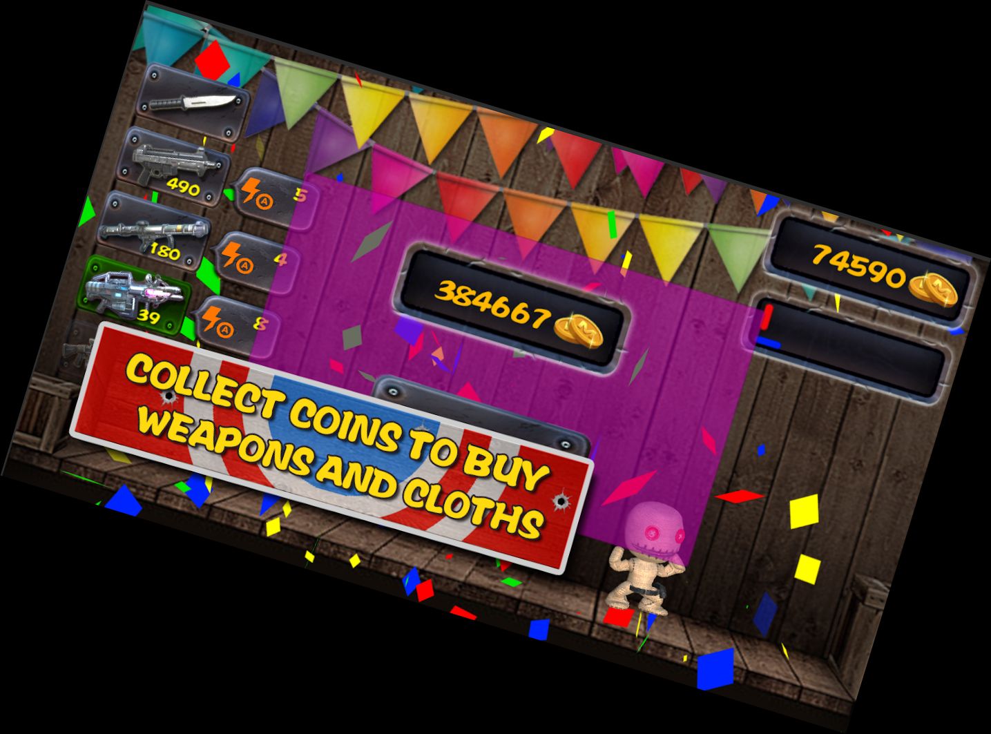 Voodoo-Puppe Stoß den Piñata