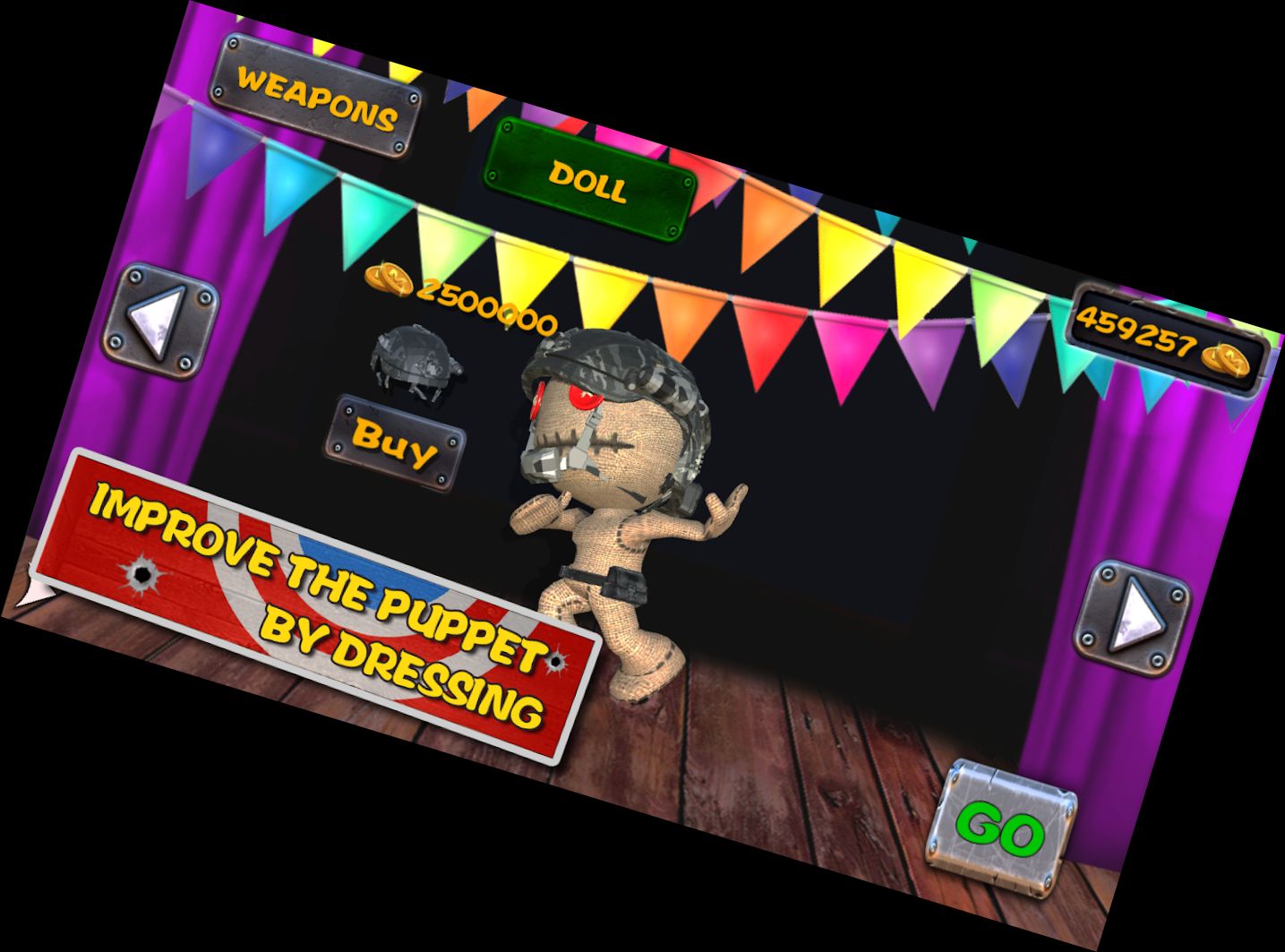 Voodoo-Puppe Stoß den Piñata