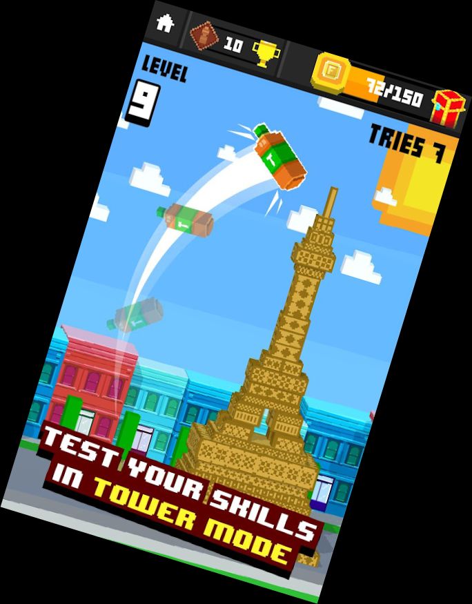 Flaschen-Flip-Extrem!