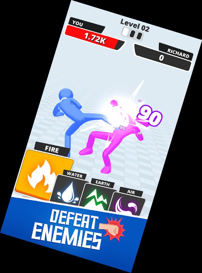 Element-Puzzle-Kämpfer