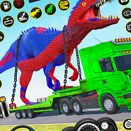 Dino Adventures - Truck Racing Games