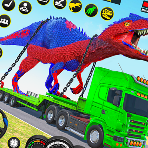 Dino Adventures - Truck Racing Games