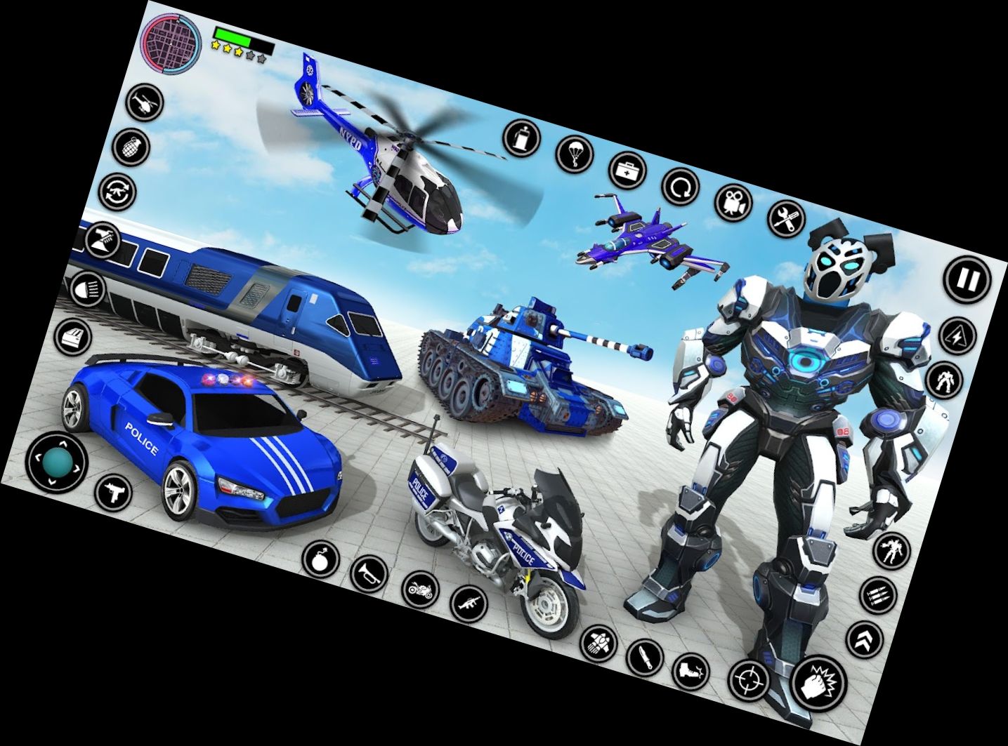 Панда-робот: трансформація пол