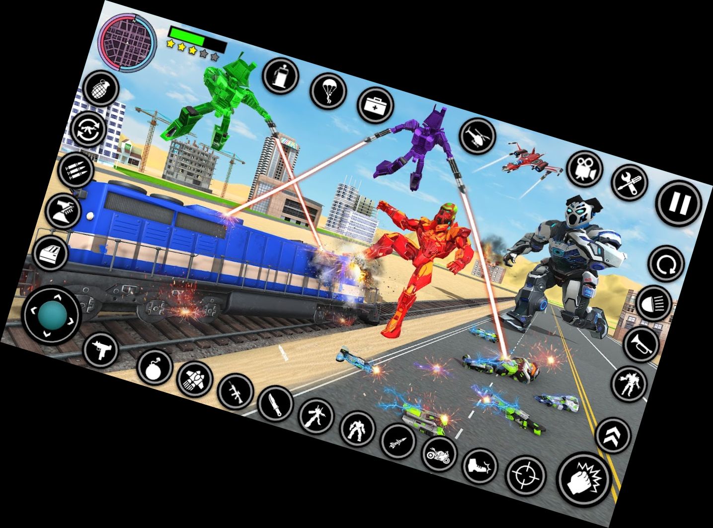 Панда Робот Полицейская Маши