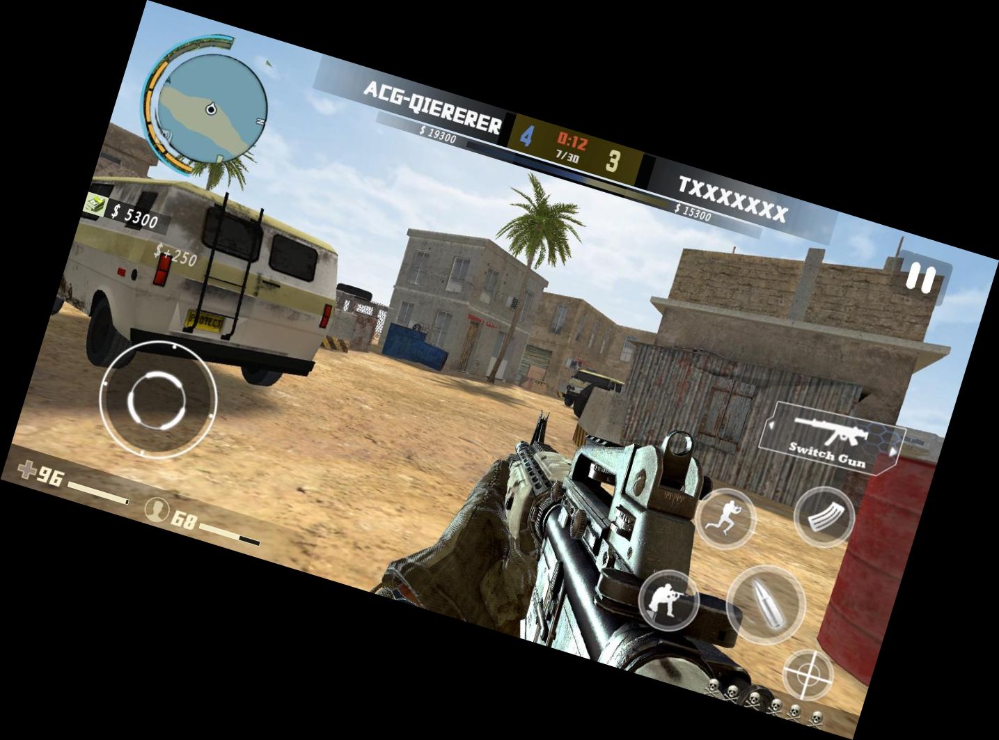 Angriff mit Feuer Bewaff