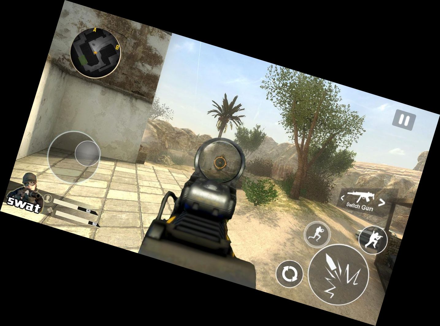 Angriff mit Feuer Bewaff