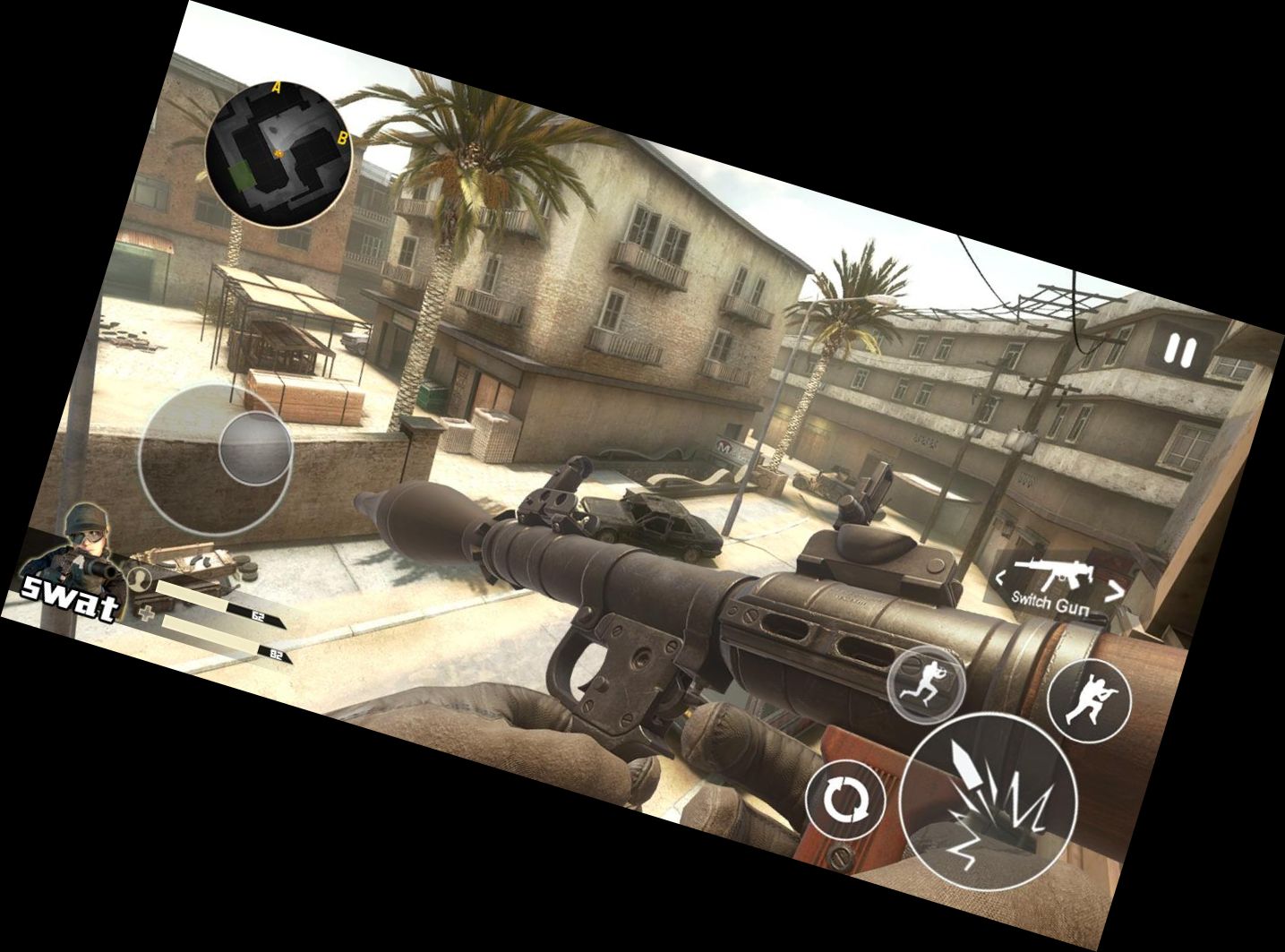 Angriff mit Feuer Bewaff