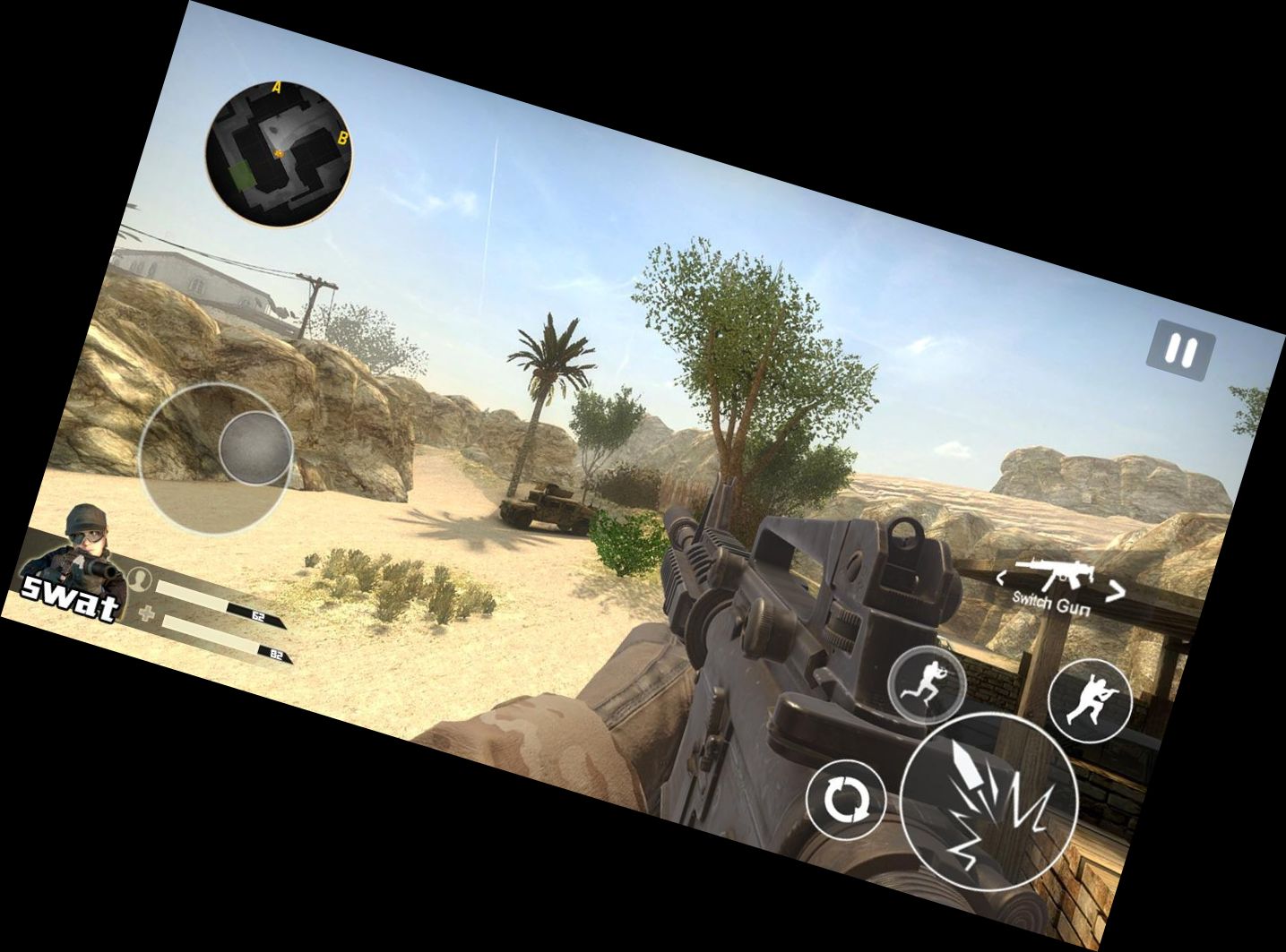 Angriff mit Feuer Bewaff