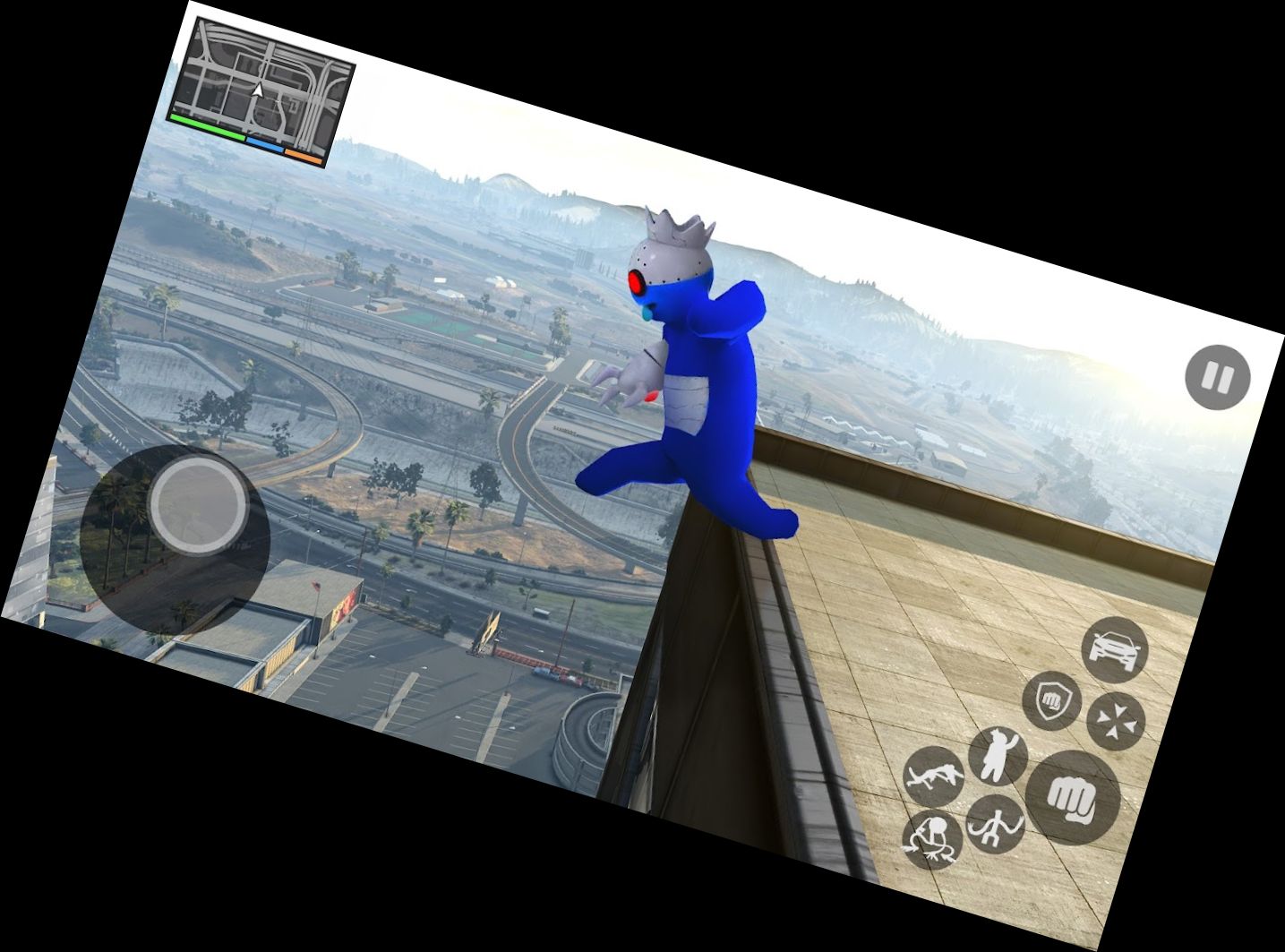 Farben Monster Seil Spiel