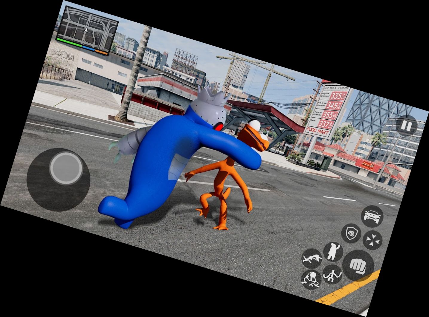 Farben Monster Seil Spiel