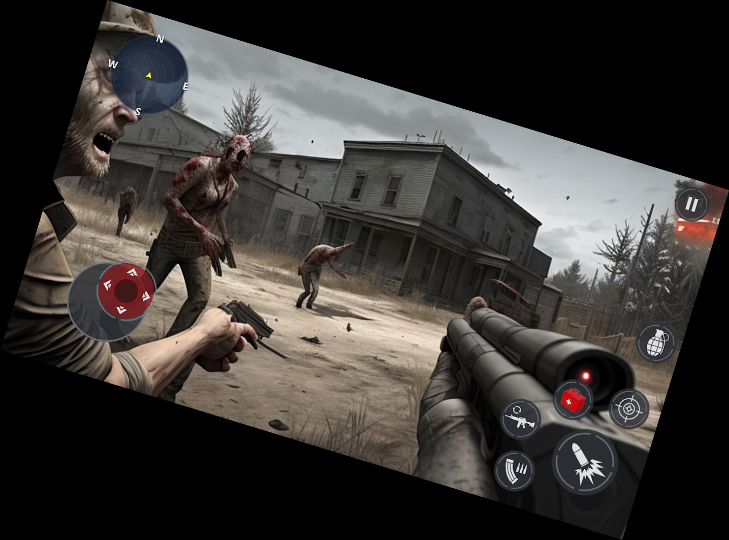 Todessurvival: Zombie-Schießspiel