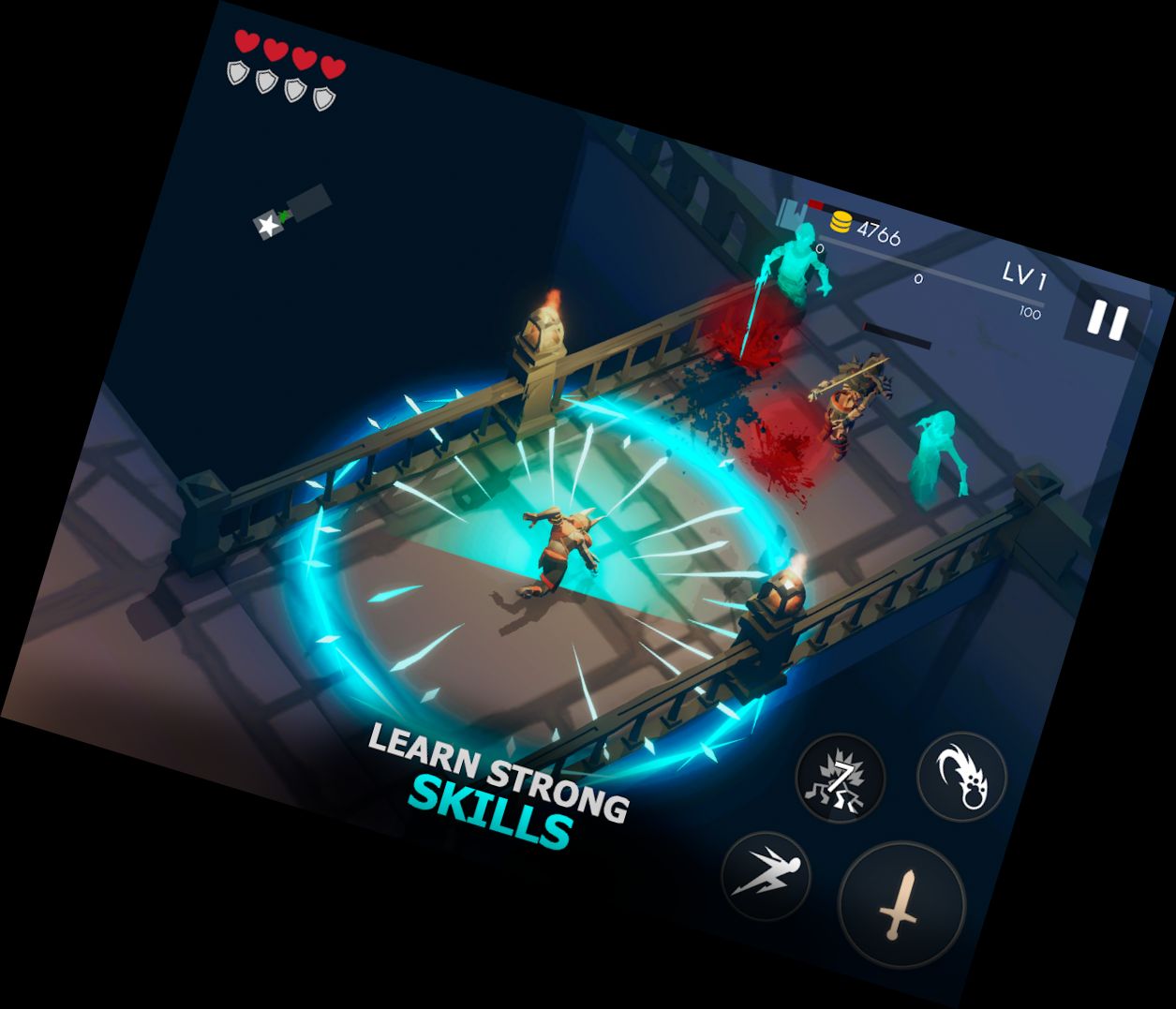 Ruheloser Dungeon - Hack und Schlachtfeld