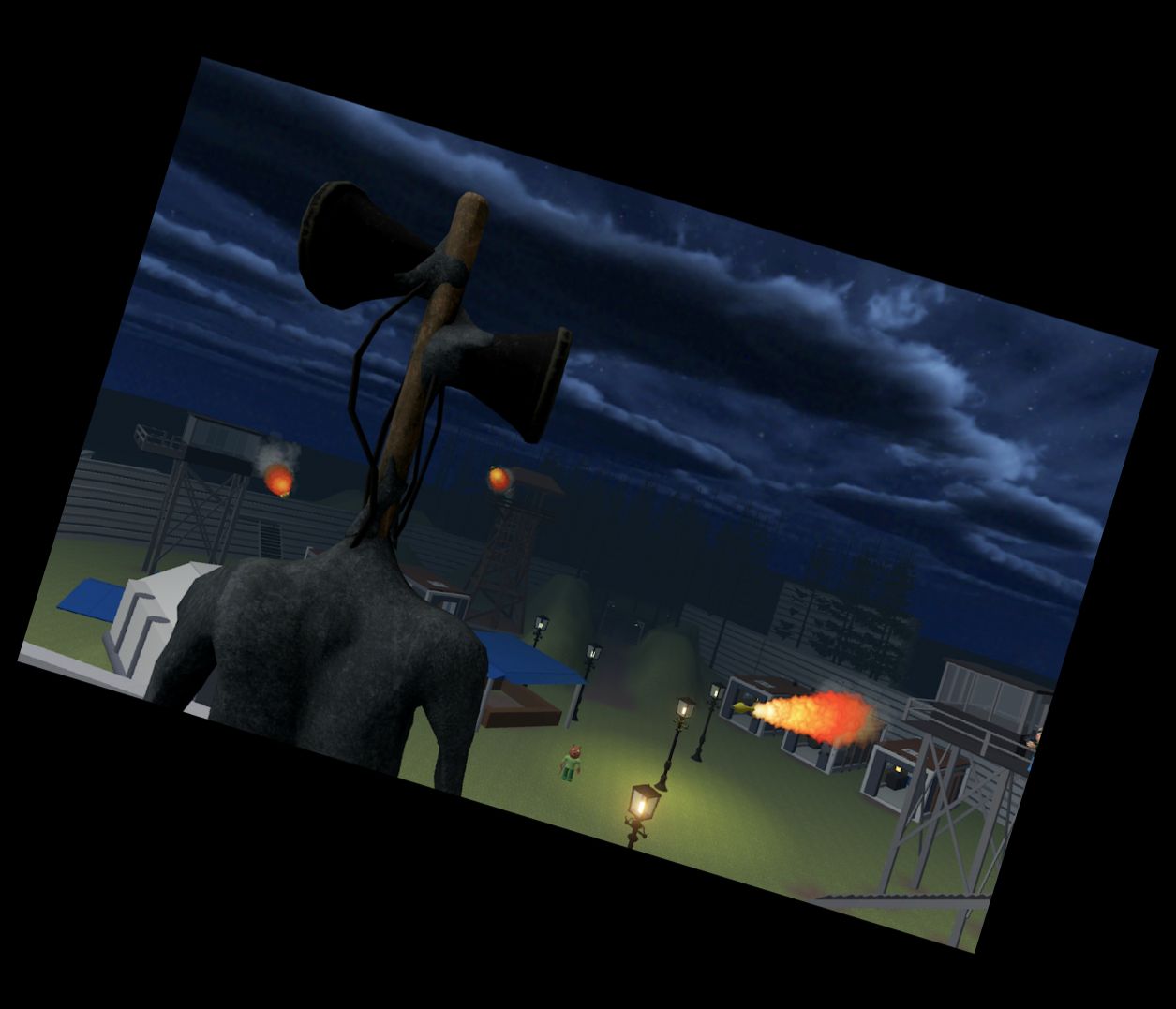 Schweinchen Stadt Sirene Kopf MOD