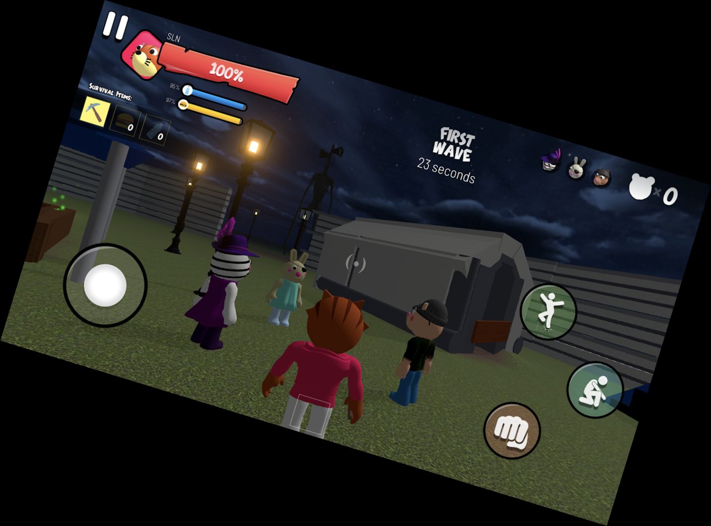 Schweinchen Stadt Sirene Kopf MOD