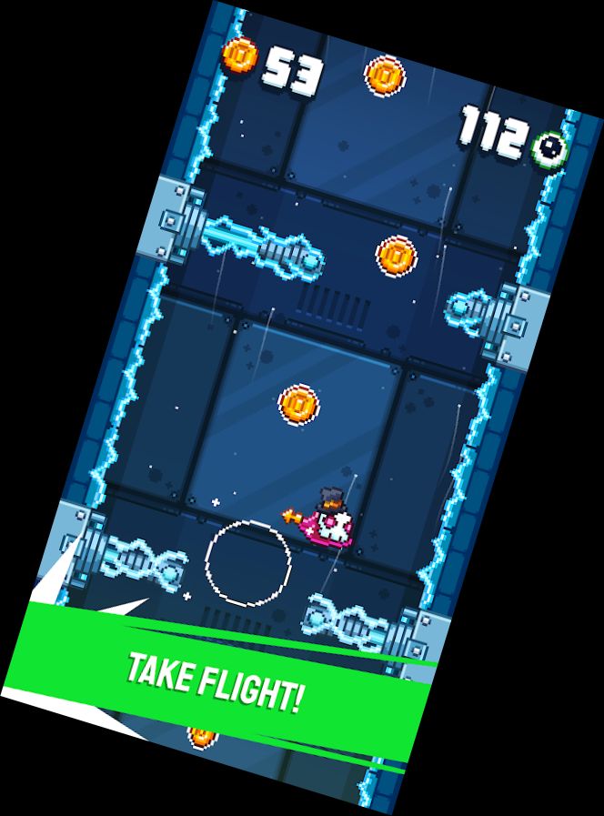 Blobout - Endloser Plattform-Lauffer