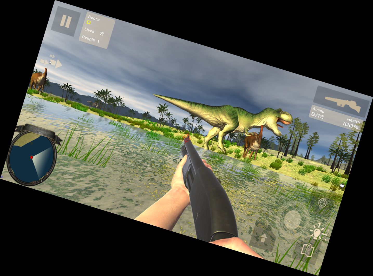 Dinosaurier-Jagd Jurassic