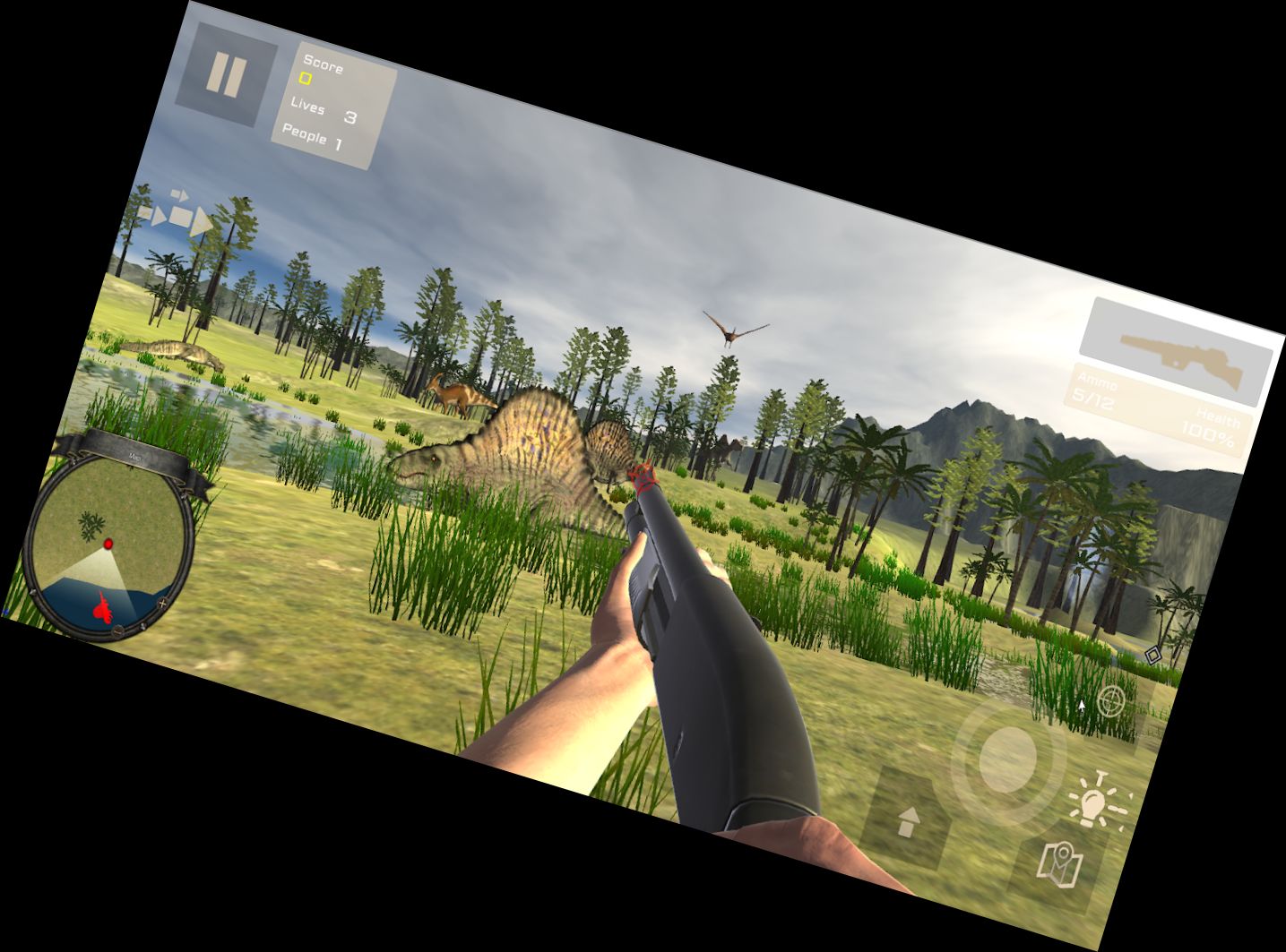 Dinosaurier-Jagd Jurassic