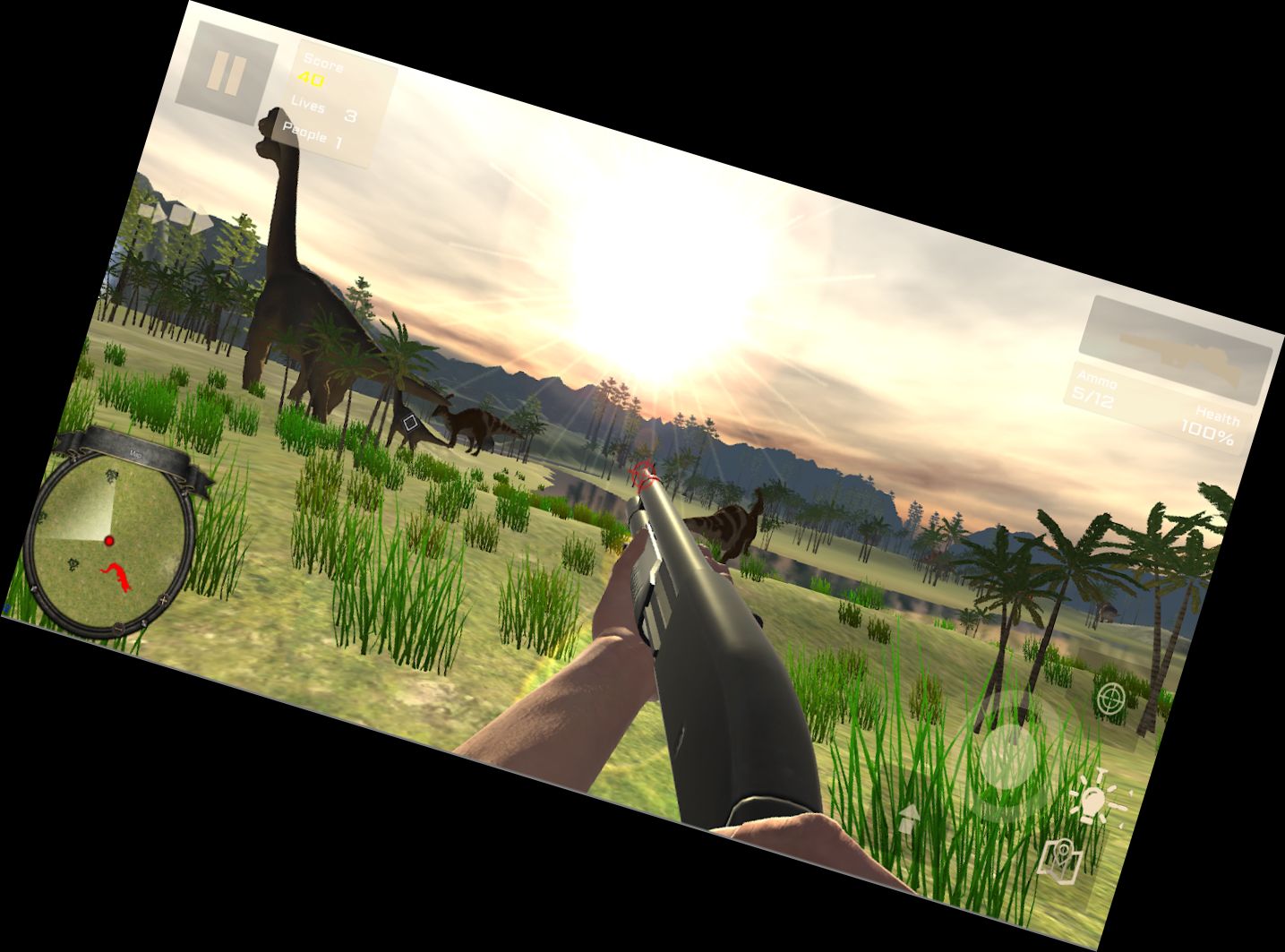 Dinosaurier-Jagd Jurassic