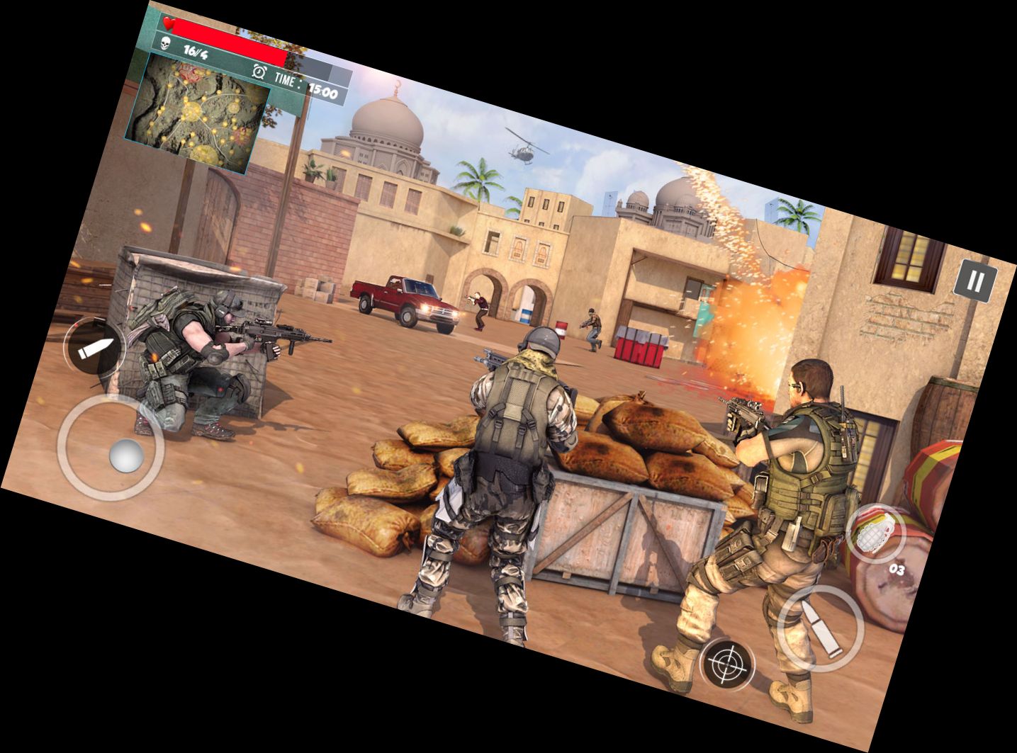 Schießspiel mit Gewehr - 3D Gew