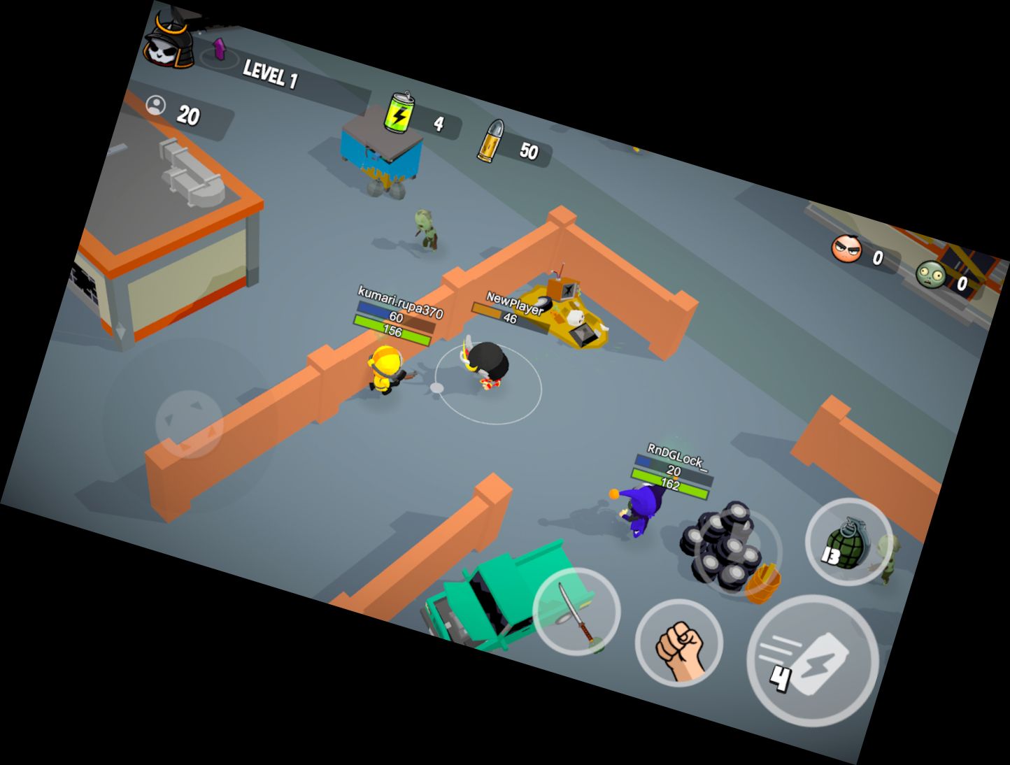 Zombie Royale io Offline Spiel