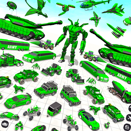 Robot Tank Army Transformation Game