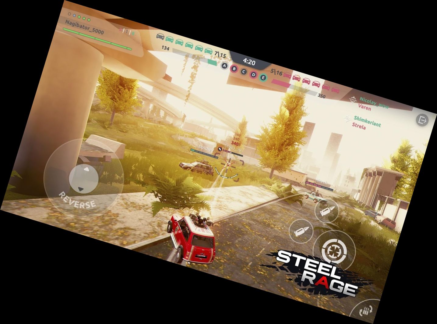 Stahlwut: Mech-Autos PvP Krieg