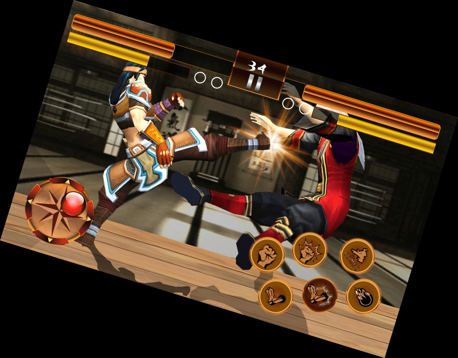 Kung-Fu-Kampf-Karate