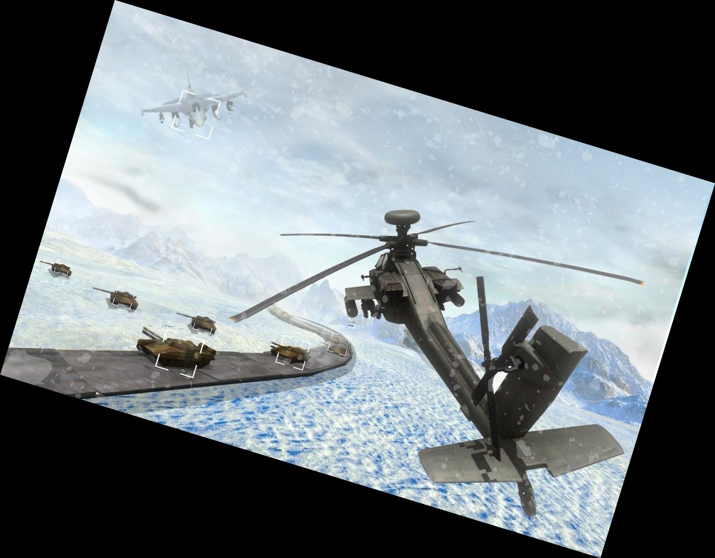 Kampfhubschrauber Luftangriff