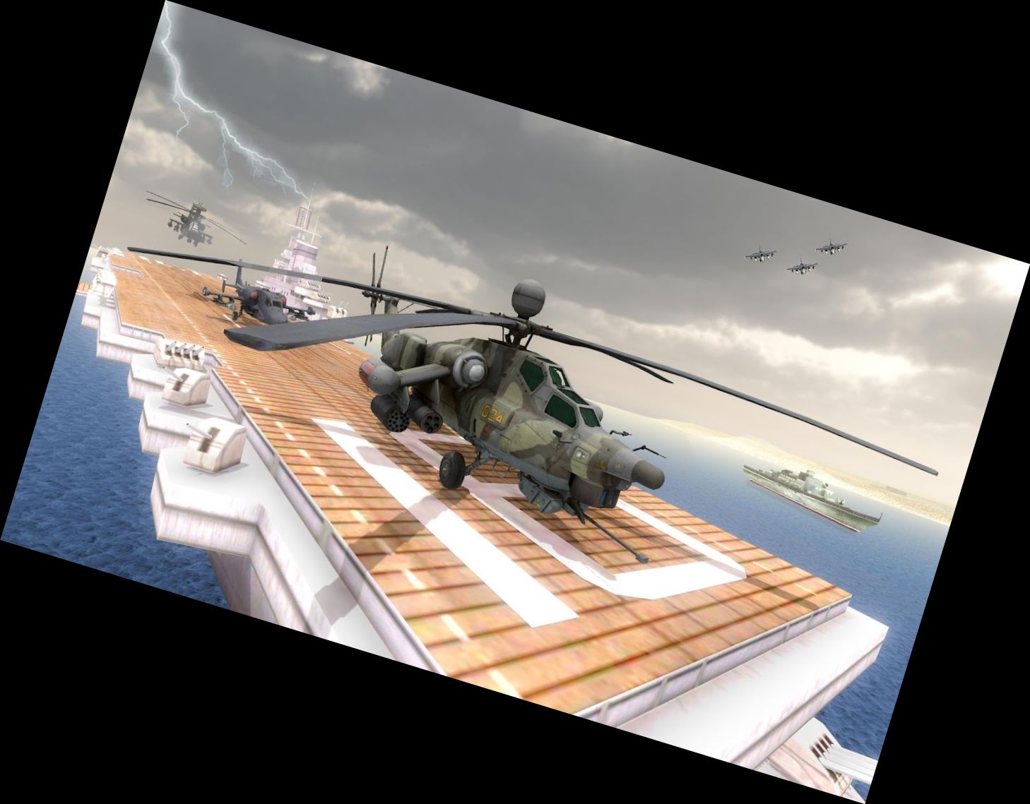 Kampfhubschrauber Luftangriff