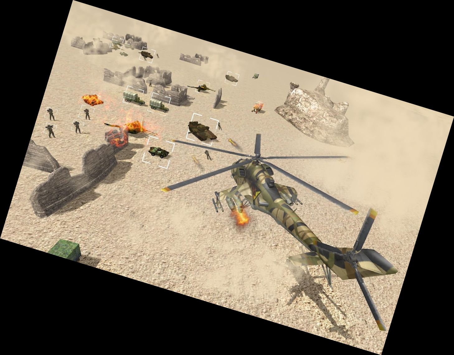 Вертолет Ганшип Воздушный