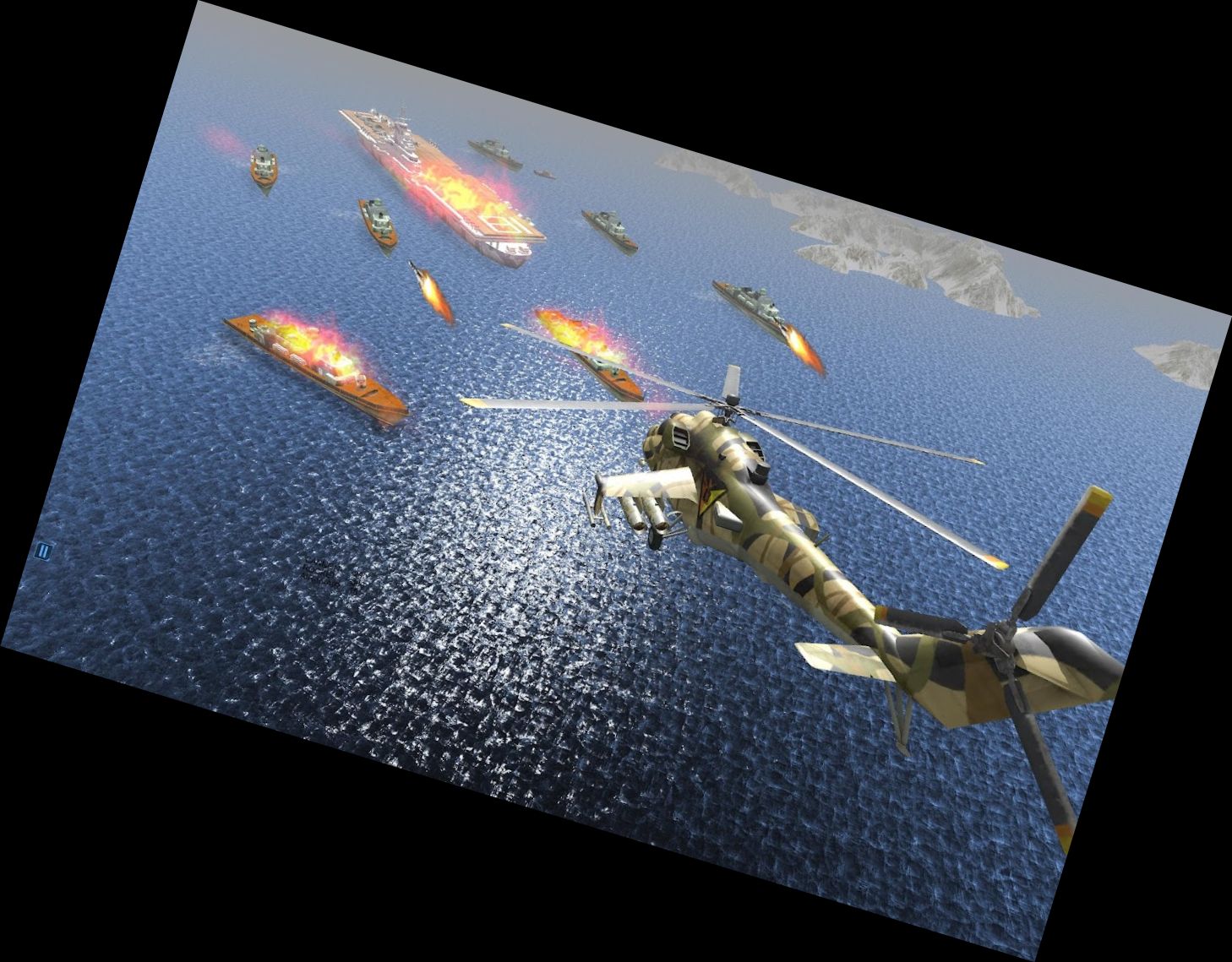 Kampfhubschrauber Luftangriff